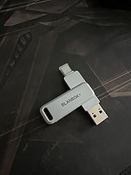 BLANBOK+ Apple MFi-zertifizierter USB Stick 128G für iPhone, Externer ...