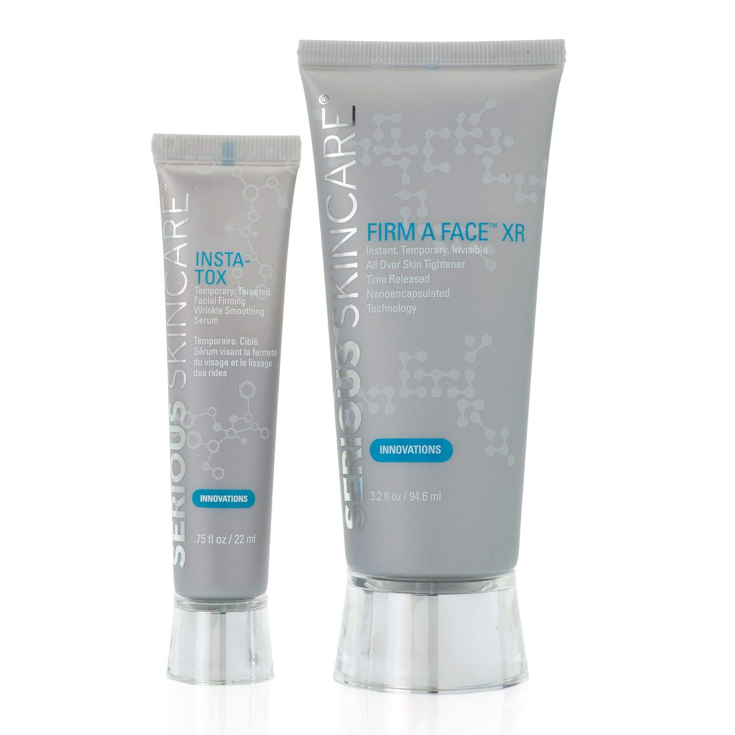 Serious Skin Care InstA-Tox & FIRMA-FACE XR 3.2 Oz DUO Full Size Products!