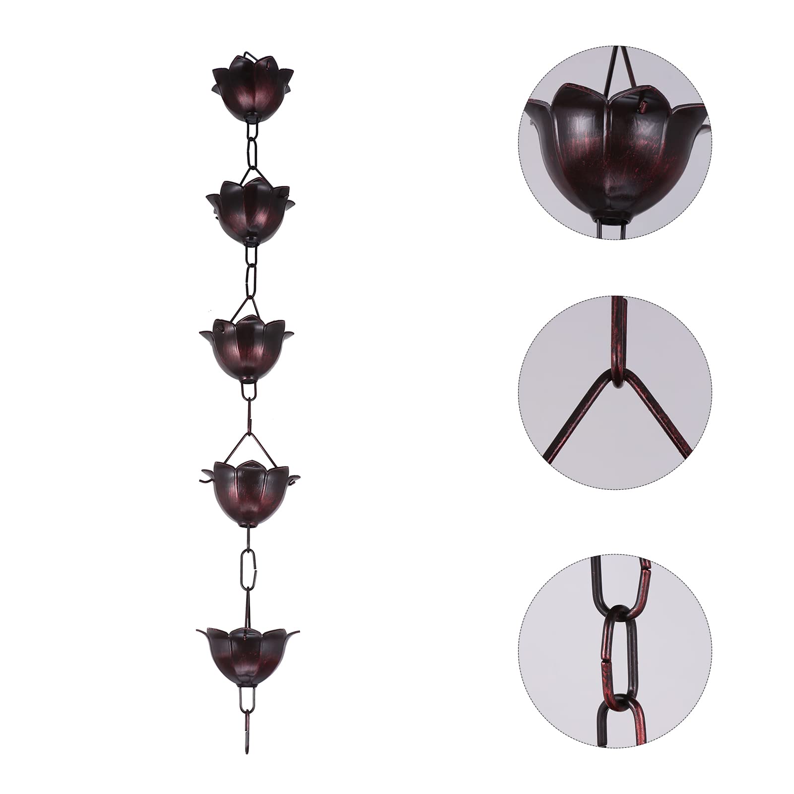 Chaine de Pluie 1m chaînes de pluie for gouttières for fortes pluviomètres coin chaîne style pluviom for accessoires jardin
