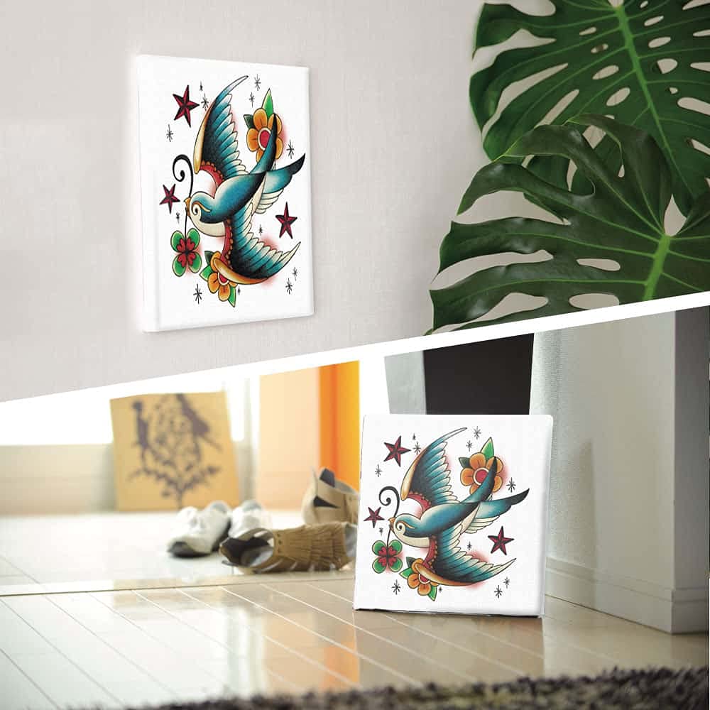 Amazon.co.jp: 鳥 花 アートパネル 57cm × 57cm Lサイズ 日本製
