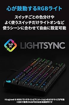 Amazon.co.jp: Logicool G PRO ゲーミングキーボード テンキーレス