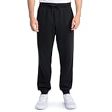 Mens Eversoft Fleece Joggers with Pockets&comma; Relaxed Fit&comma; Moisture Wicking&comma; Breathable&comma; Tapered Sweatpants