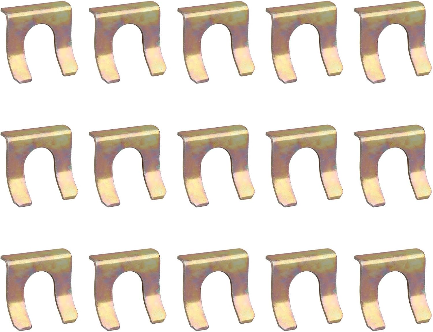 15 Pcs Brake Line Clips Metal Brake Line Retainer, Steel Replacement U Shaped Brake