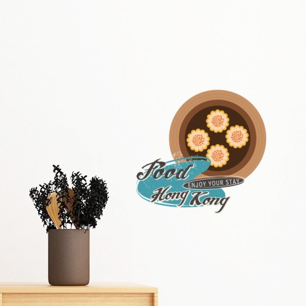 Sticker mural shaomai pour masquer les imperfections murales sans peindre avec un decor de 35cm