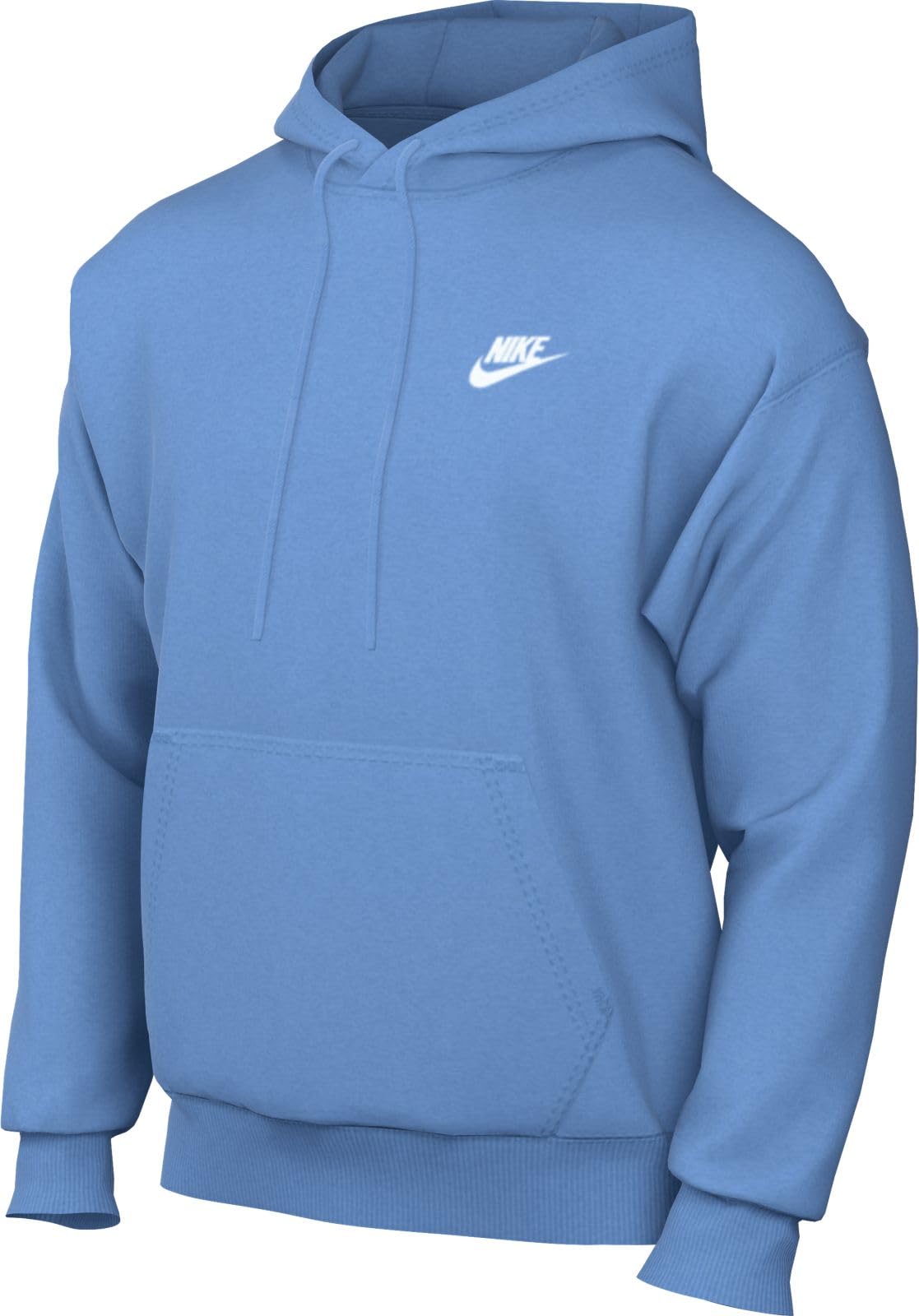 Nike Men's Club Po Bb Hooded Sweatshirt, University Blue/University Blu, XXL