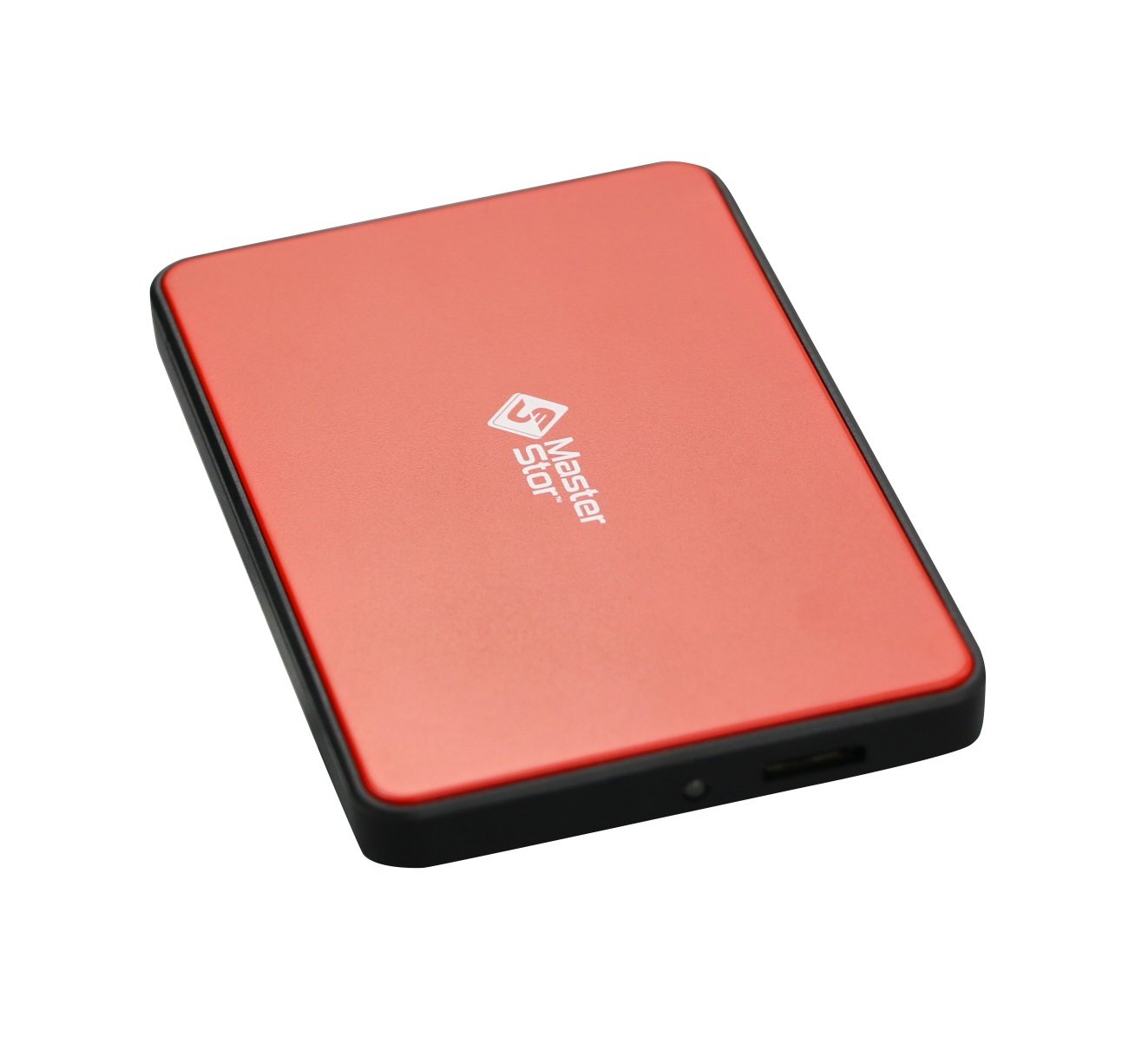 MasterStor Dysk twardy 2,5-calowy zewnętrzny dysk twardy SATA USB 3.0 przenośny zewnętrzny dysk twardy superszybki do laptopa Mac i dysku twardego komputera czerwony (250 GB)