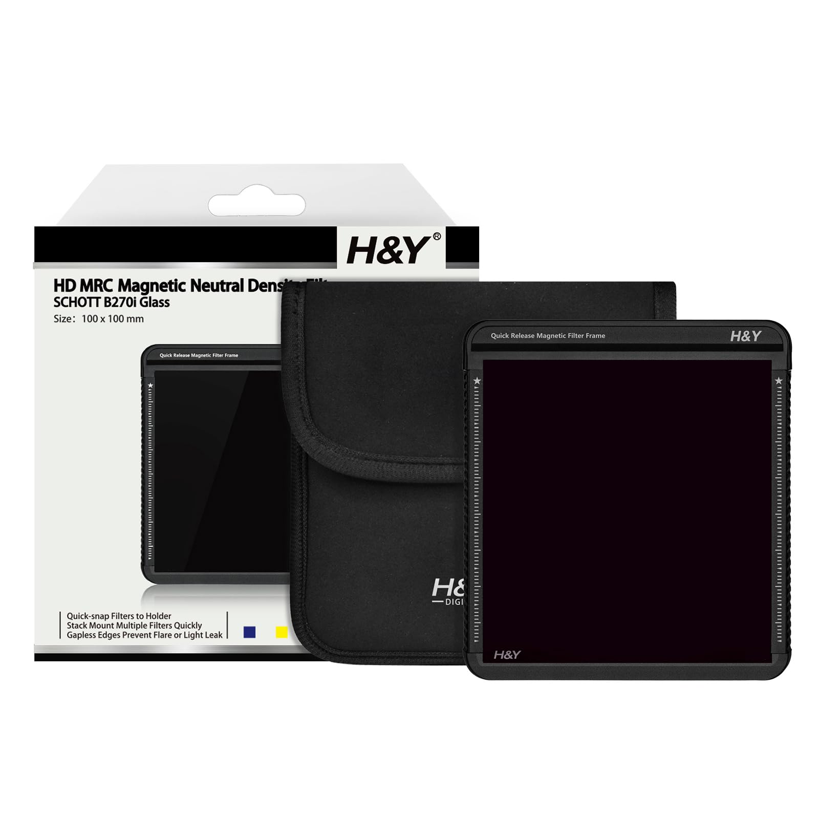 Amazon | H&Y 角型フィルター NDフィルター ND64 100x100mm Kシリーズ 