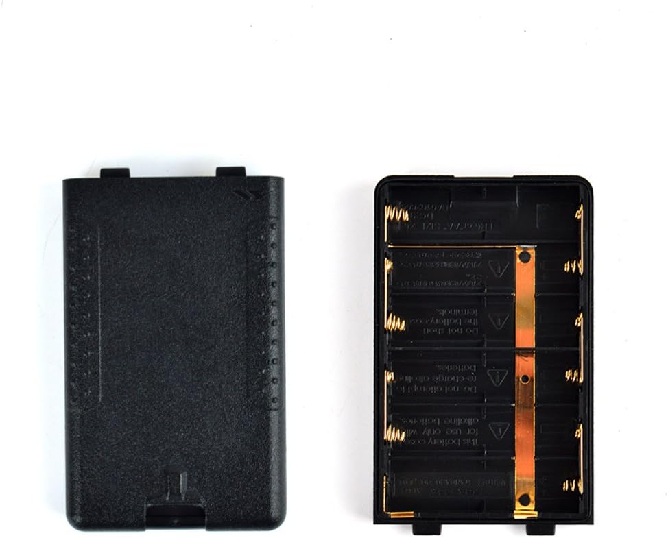TWAYRDIO FBA-25A 6 AA Two Way Radio Replacement Battery Case Packs for Yaesu/Vertex Standard Wakie Talkie FT-270R FT-60R FT-250R VX-400 HX370 VXA-300, Pack of 2