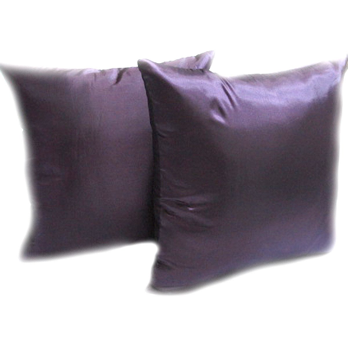 Pretty 2 Solid Color Throw Cushion Cover/Pillow CASE for Decorative Sofa, CAR and Living Room Size 16 INCHES