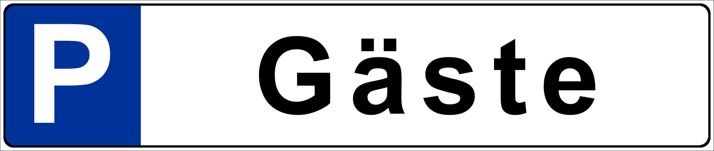 Parkplatzschild „Mitarbeiter“ – 52x11 Cm, Aus Starker 3mm PVC-Hartschaumplatte, Mit Bohrlöchern