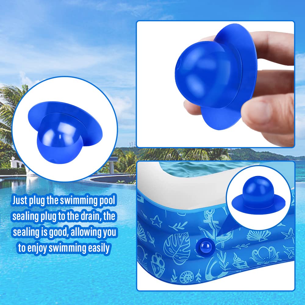 10 Tappi Per Filtro Piscina RMENOOR In PVC | Diametro 2,9 Cm | Compatibili Con Intex, Bestway, Coleman | Tappi A Parete Per Manutenzione Pompa - 4