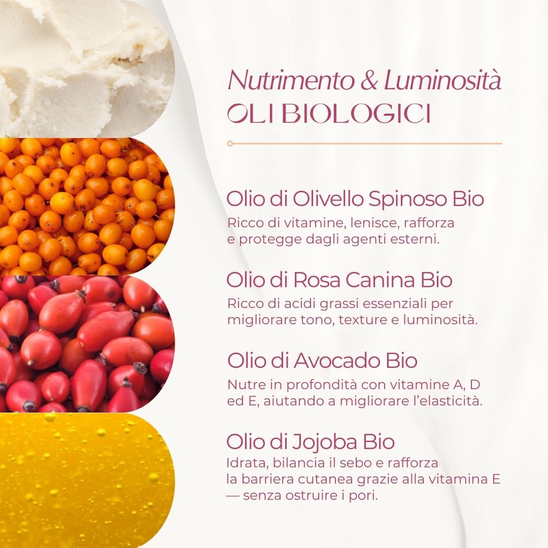 Siero alla Vitamina C | con Acido Ferulico & Acido Ialuronico | Ricco di Vitamine & Antiossidanti | Energizzante, Idratante & Illuminante | VEGAN e 99% Naturale | Certificato COSMOS