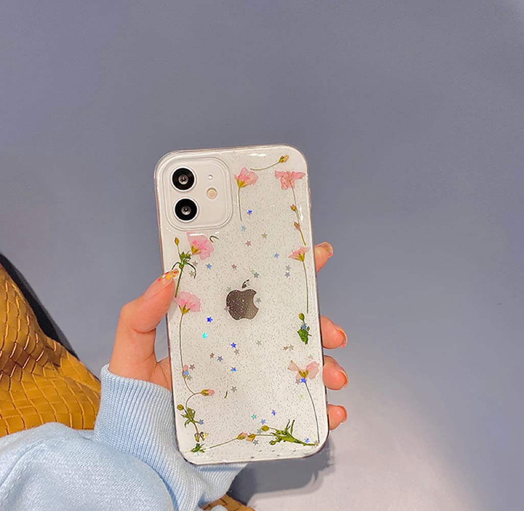 Amazon.co.jp: 花の電話ケース美しい防水保護電話iphone11 / 12 / pro