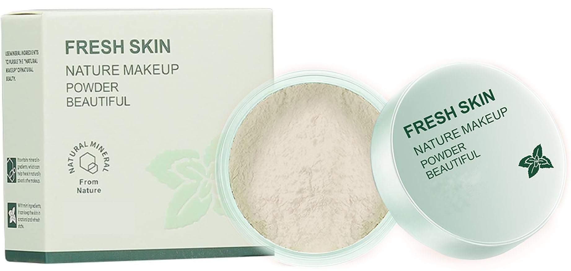 Matte Foundation Loose Mineral Powder,Oil Free Talc Free Powder, Natural Makeup Mineral Foundation