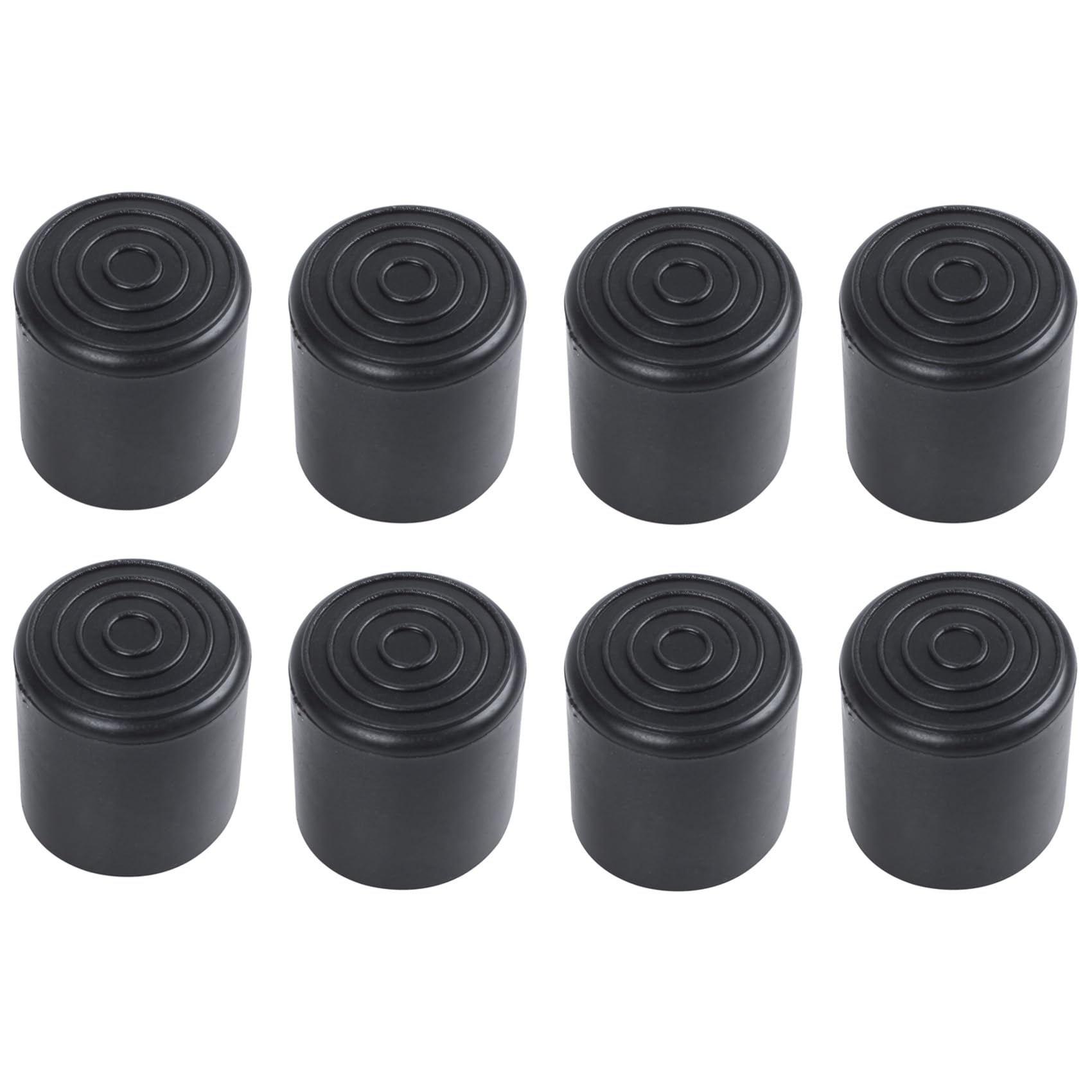Hndhbfgrt Rubber Furniture Crutch Feet Stool Chair Leg Tip Pad 8Pcs Black