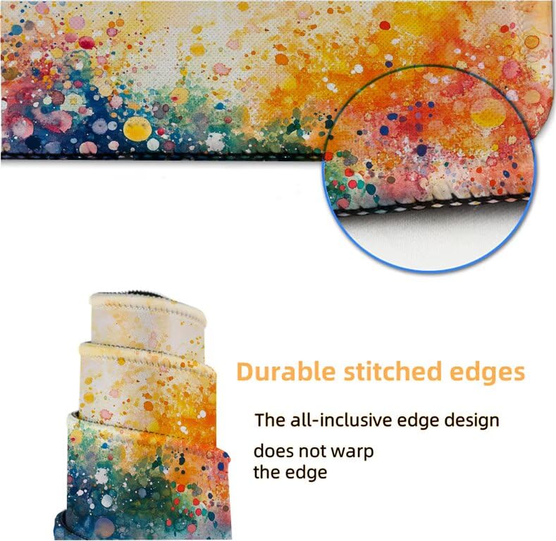Tapis Souris XXL Lavable et Imperméable pour une Glisse Fluide - 6