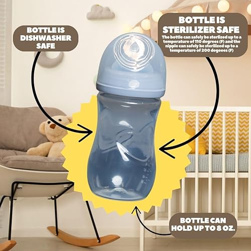 Miniatura 6 de Coozies con temática de café para biberones  Regalo divertido para nuevos padres y baby showers  (2 Coozies de neopreno de diseño premium + botella