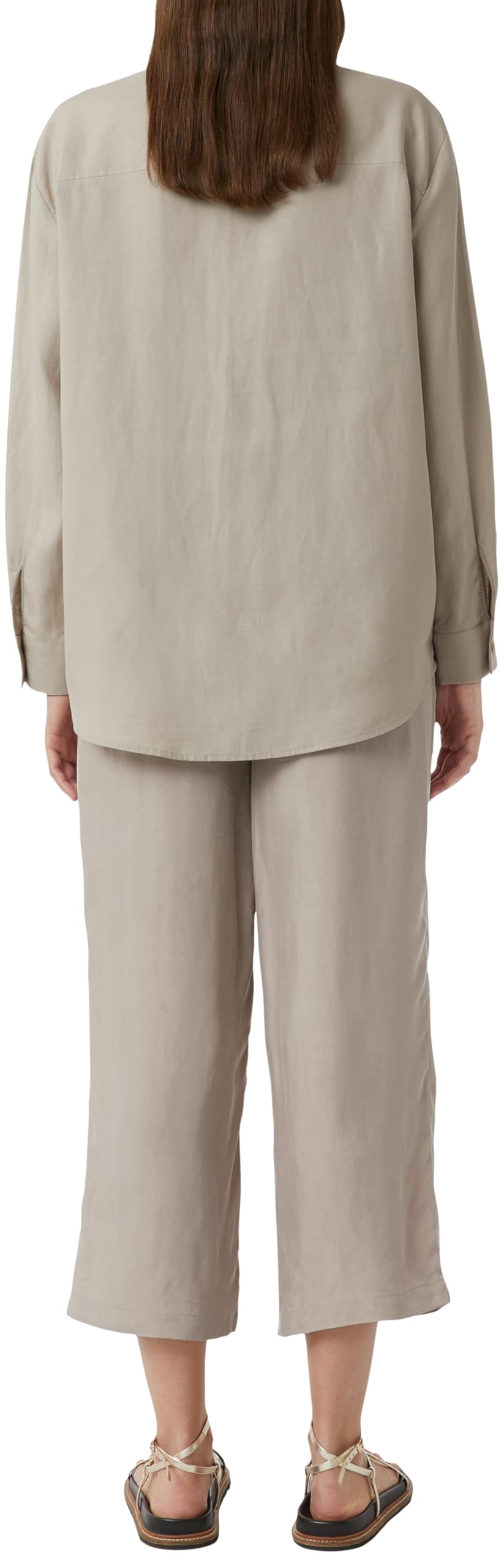 Comma Hemdbluse aus Leinenmix im Relaxed Fit
