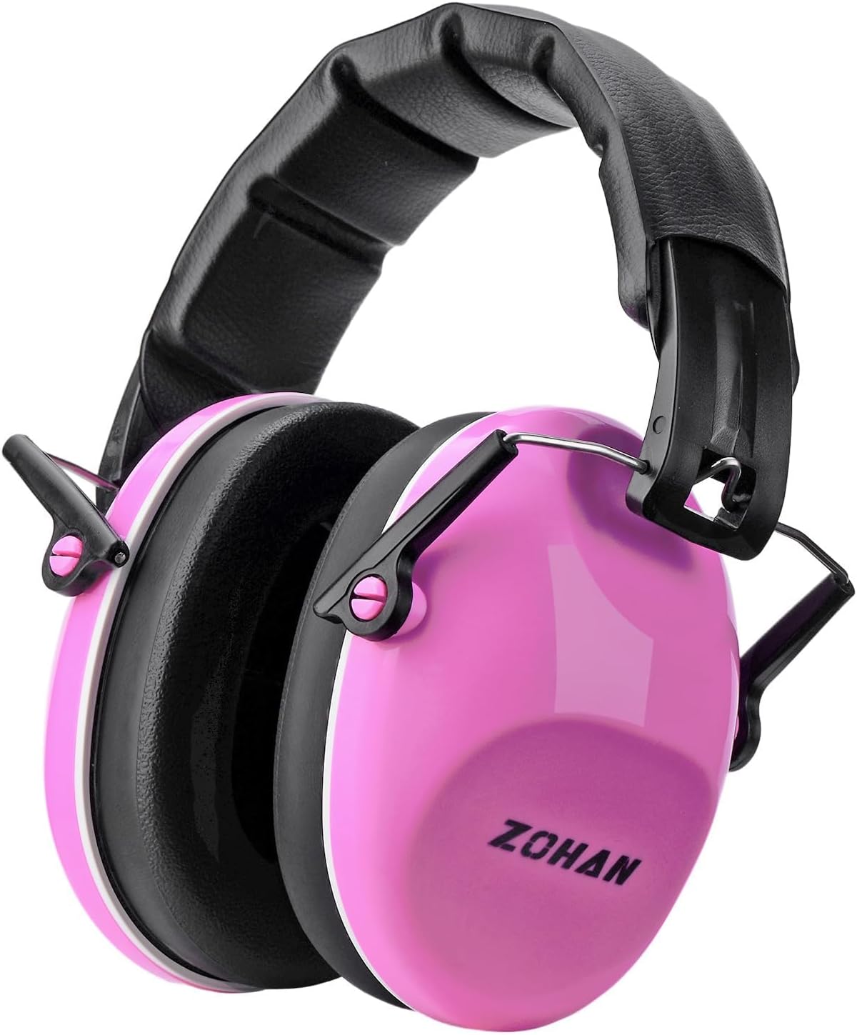 ZOHAN Kids Noise Canceling Earmuffs 25dB NRR Pink Hearing Protection Ages 3-16