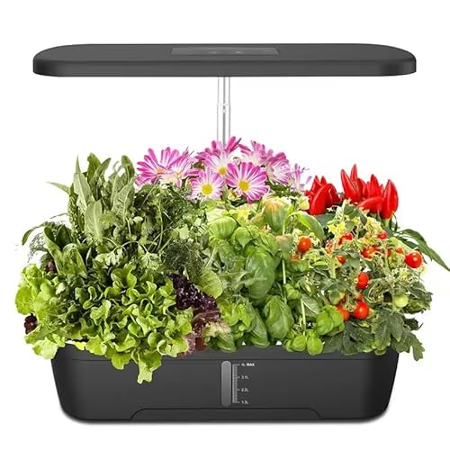 Banvikon Hydroponic Growing Kit, 12 Pods Smart Indoor Garden with