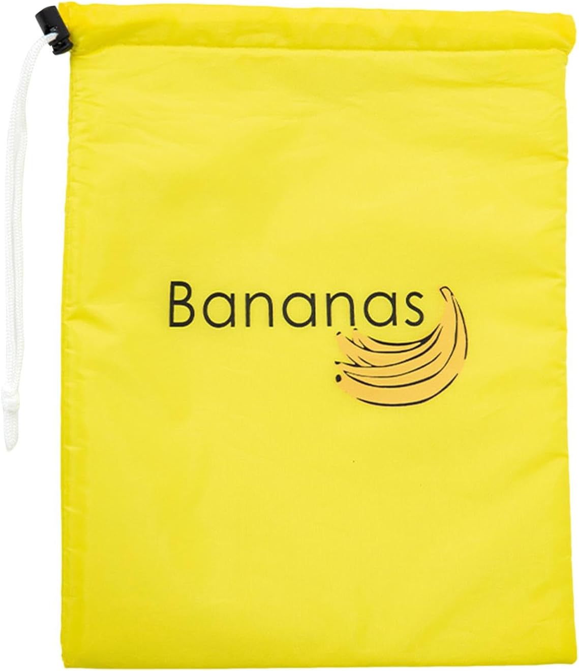 3 Reusable Banana Bags - Vegatable Storage Bag, Banana Storage Bag Vegetable Storage Bags, Yellow Banana Storage Bag, Reusable Produce Bags with Drawstring Design for Fridge 28x39cm