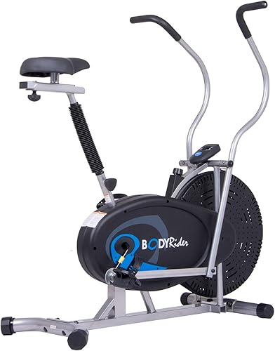 BRF650 - Bicicleta con ventilador vertical, NEGROPLATAAZUL