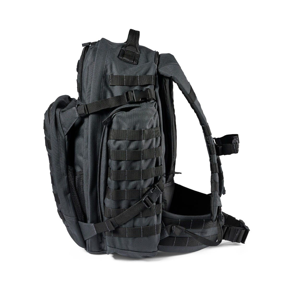 5.11 RUSH 72 2.0 Mochila táctica Molle de supervivencia militar con compartimento para laptop, grande, 55 L, estilo 56565ABR | Style 56565ABR, paquete militar grande de 55L, compartimento para laptop, listo para hidratación, nailon 1050D