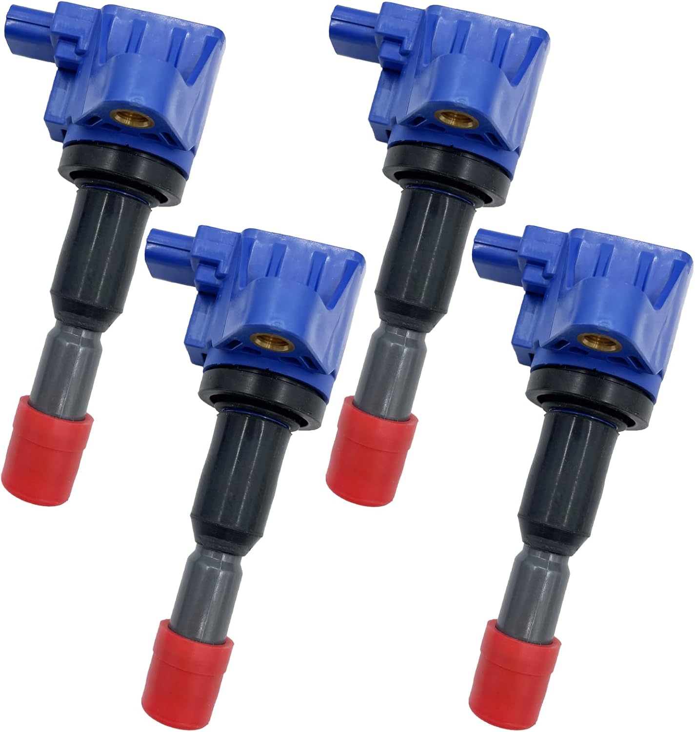 HIGH PERFORMANCE IGNITION COILS 30520-PWC-003 UF581 UF-581 H1284-B SET OF 4 COMPATIBLE WITH 2007-2008 Honda Fit GD 1.5L L4