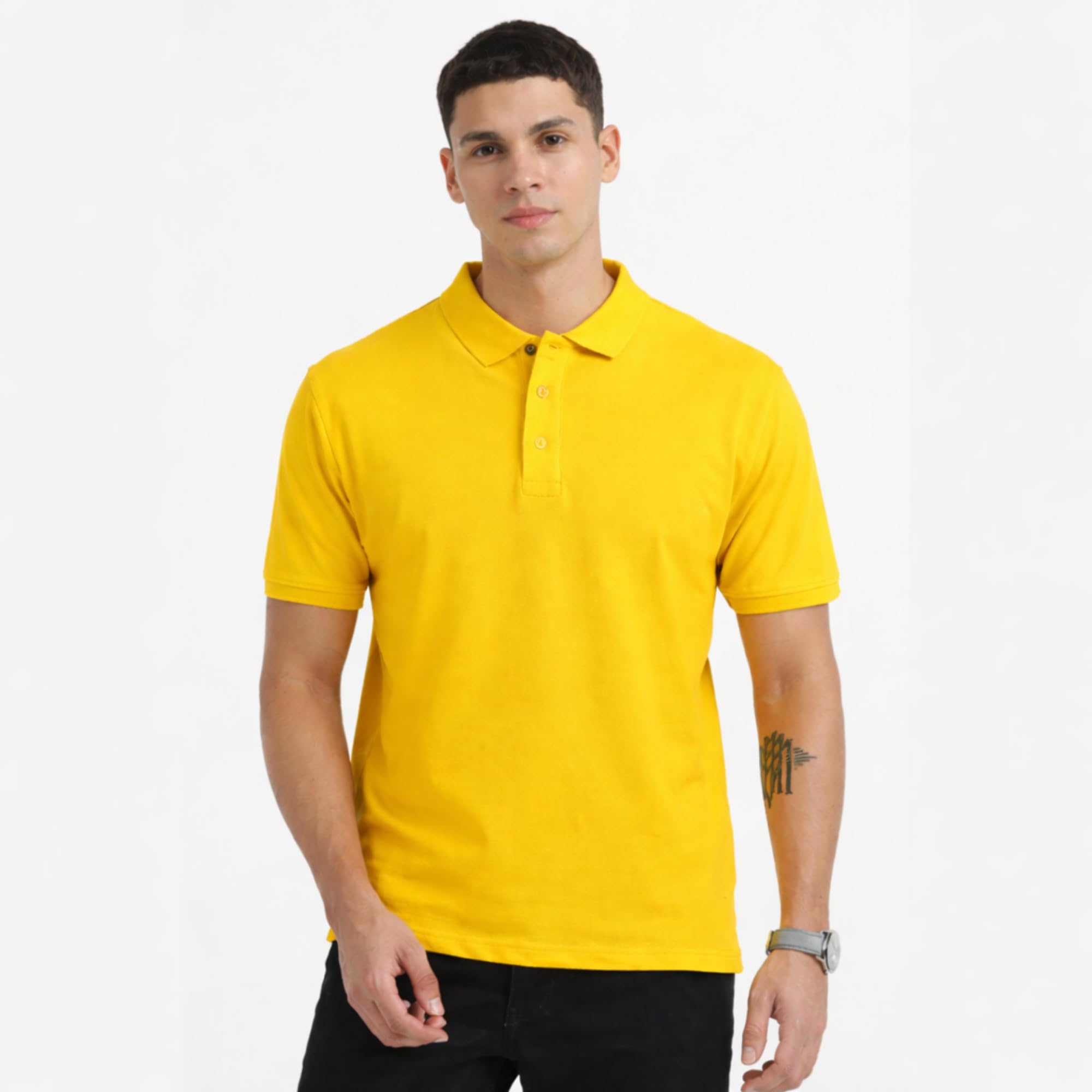 Polo T-Shirt for Men Sap Mattie Fabric | Breathable Soft Fabric | Stylish Collar Neck | Regular Fit Casual-picture-36