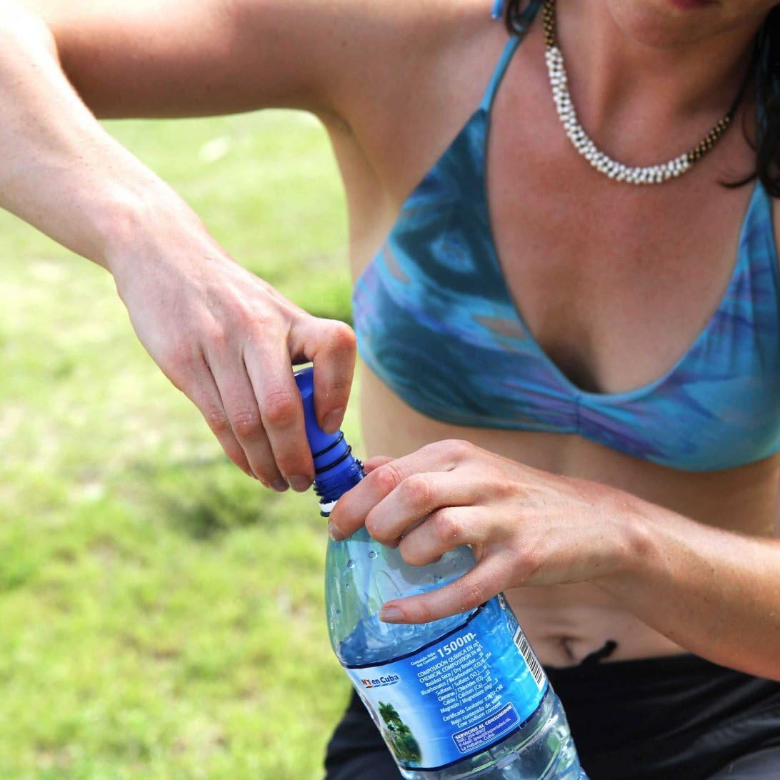 Life Venture Travel Bottleshower㢢, Blue, One Size