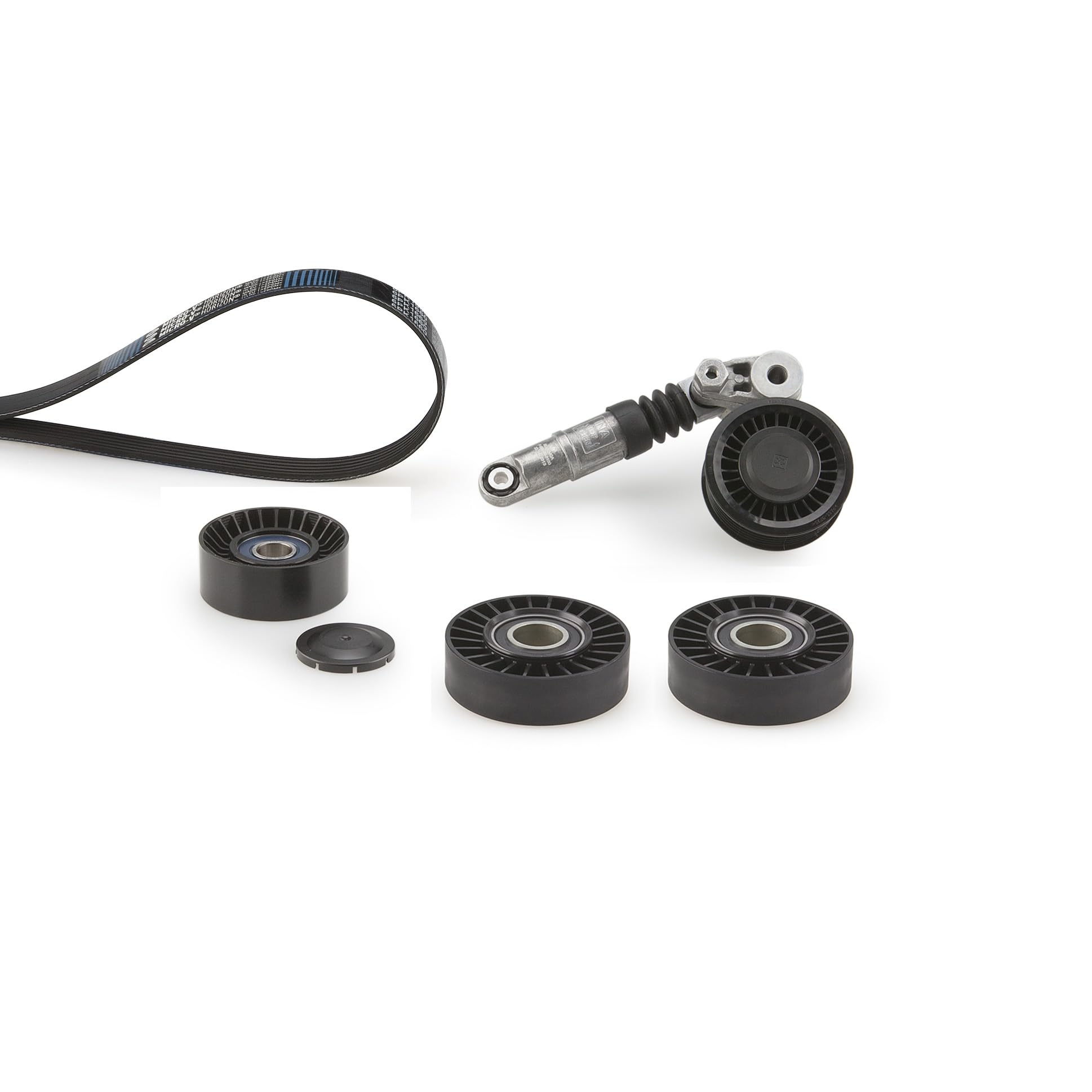 Gates Kit Cinghie Poly-V K046PK2580XS Gomma-image