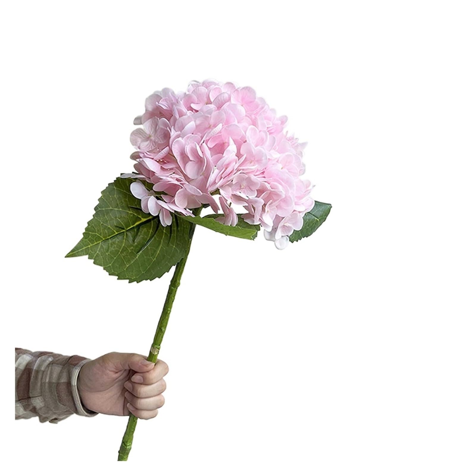 ITRHJTGP Artificial Hydrangea Blue Artificial Hydrangea Flowers Real Touch Branches Decoration Wedding Bouquet Flower Arrangement For decorative