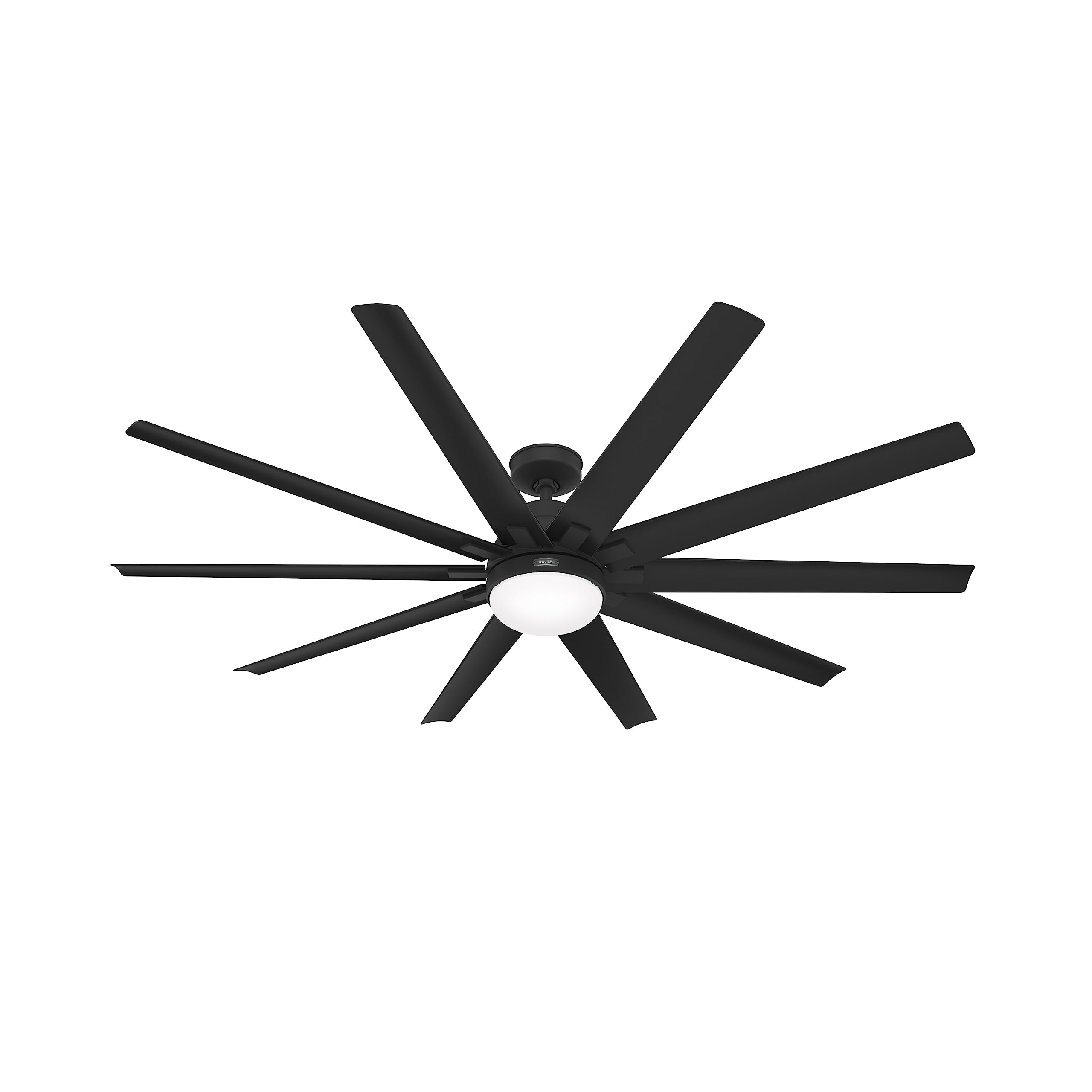 HunterFan Company 52618 Overton Ceiling Fan, 072, Matte Black