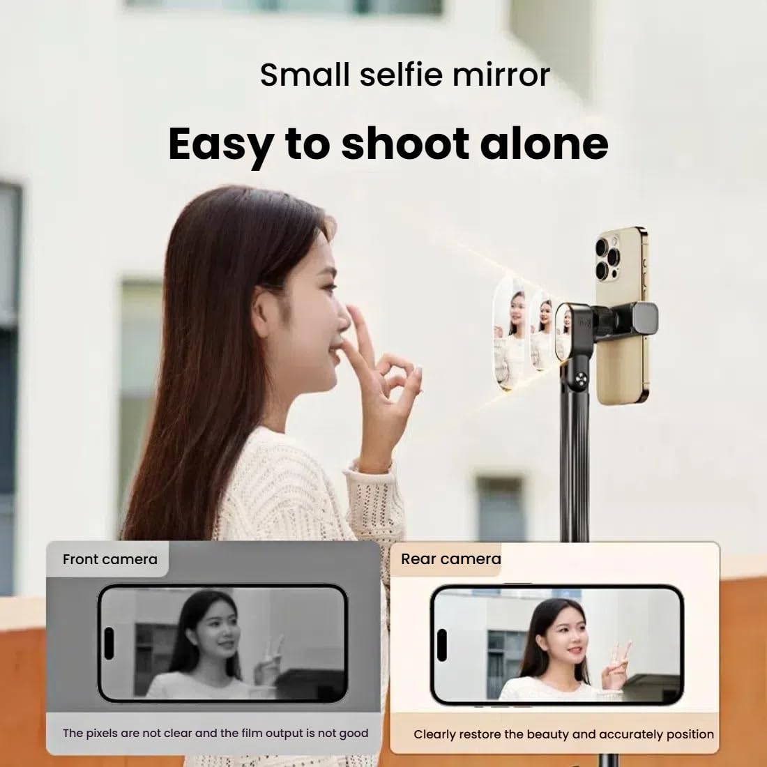 Trípode para teléfono, 82 pulgadas de alto, ajustable y estable, cuello de cisne flexible que puede disparar en la parte superior y multiángulo, para grabación de vídeo/selfies/transmisión en vivo