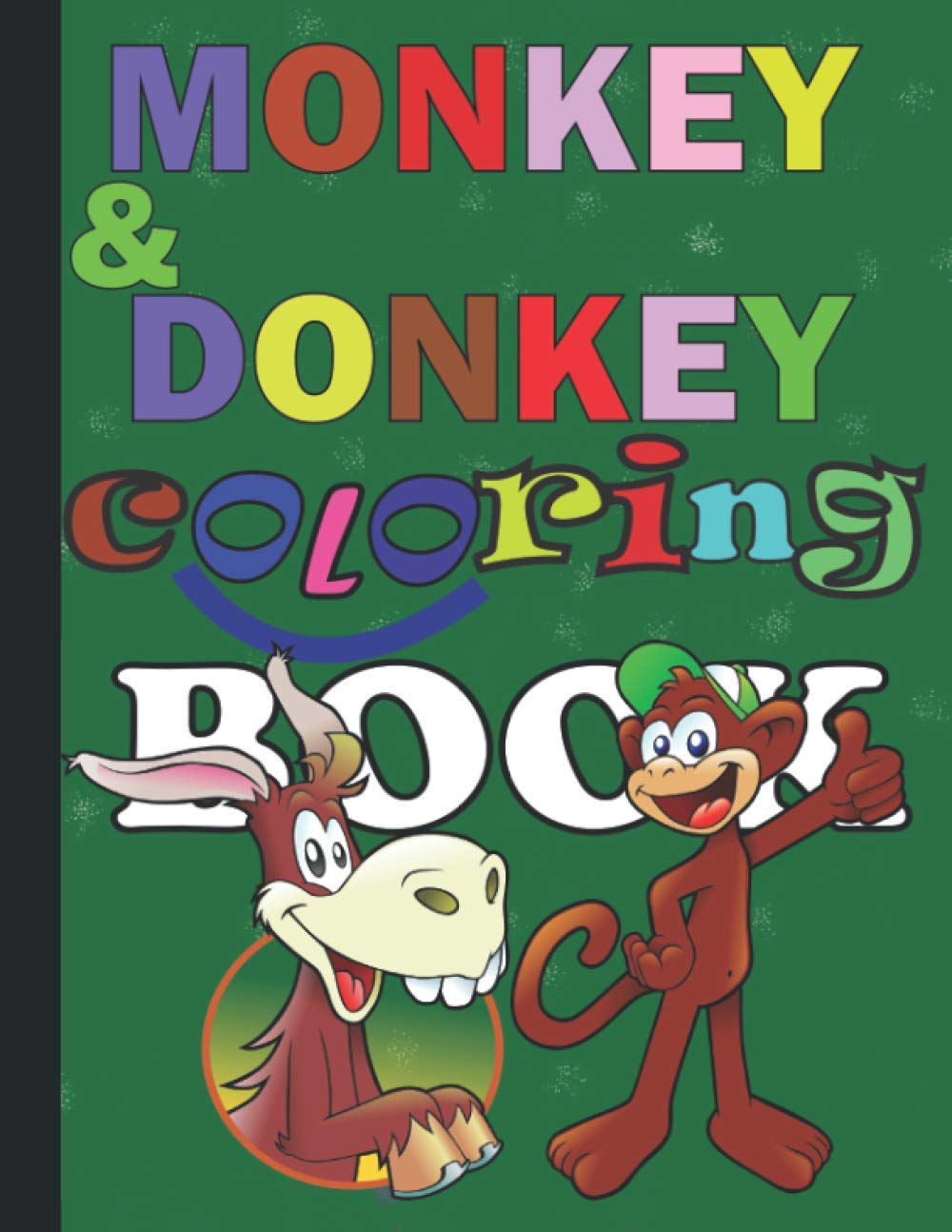 Monkey and Donkey coloring book: a funny images for monkeys and donkeys after school activity