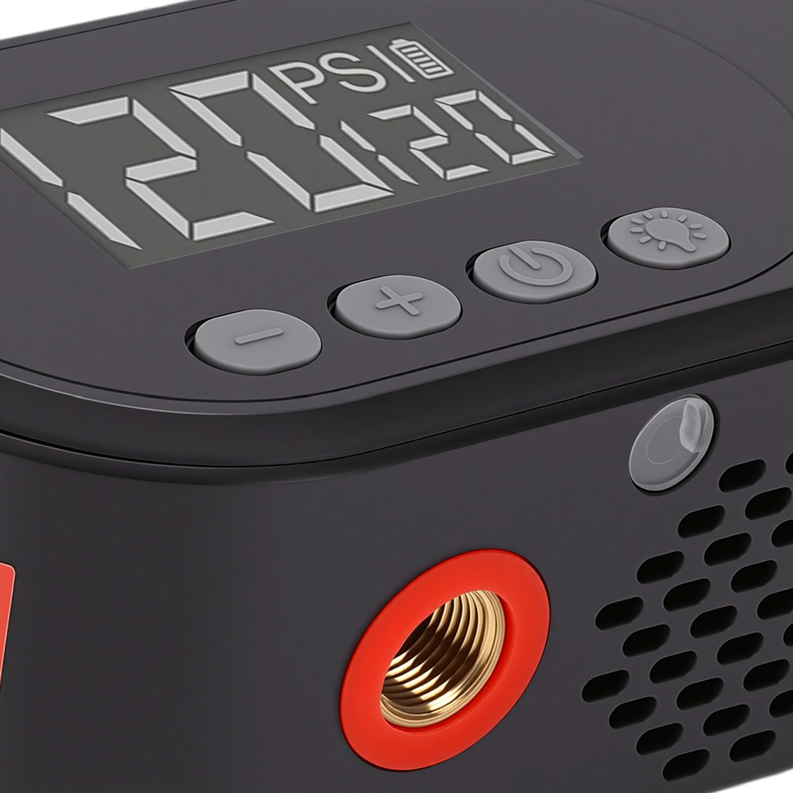 Mini Pompa d'Aria per Pneumatici da Bici Compressore d'Aria Elettrico Ultra Portatile per Biciclette e Scooter con Valvola Presta con Display a LED