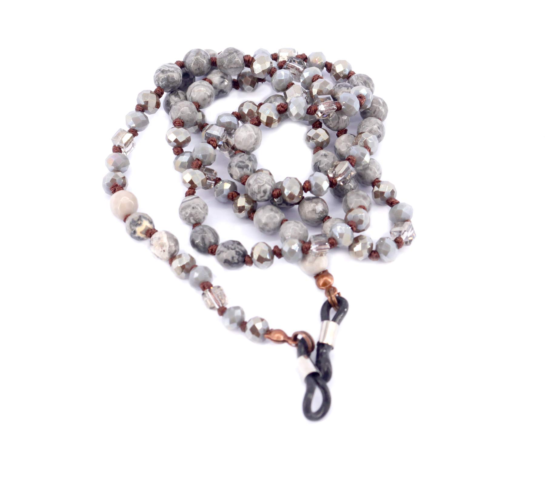 NY FIFTH AVENUECrystals Designer Eyeglass Chain,