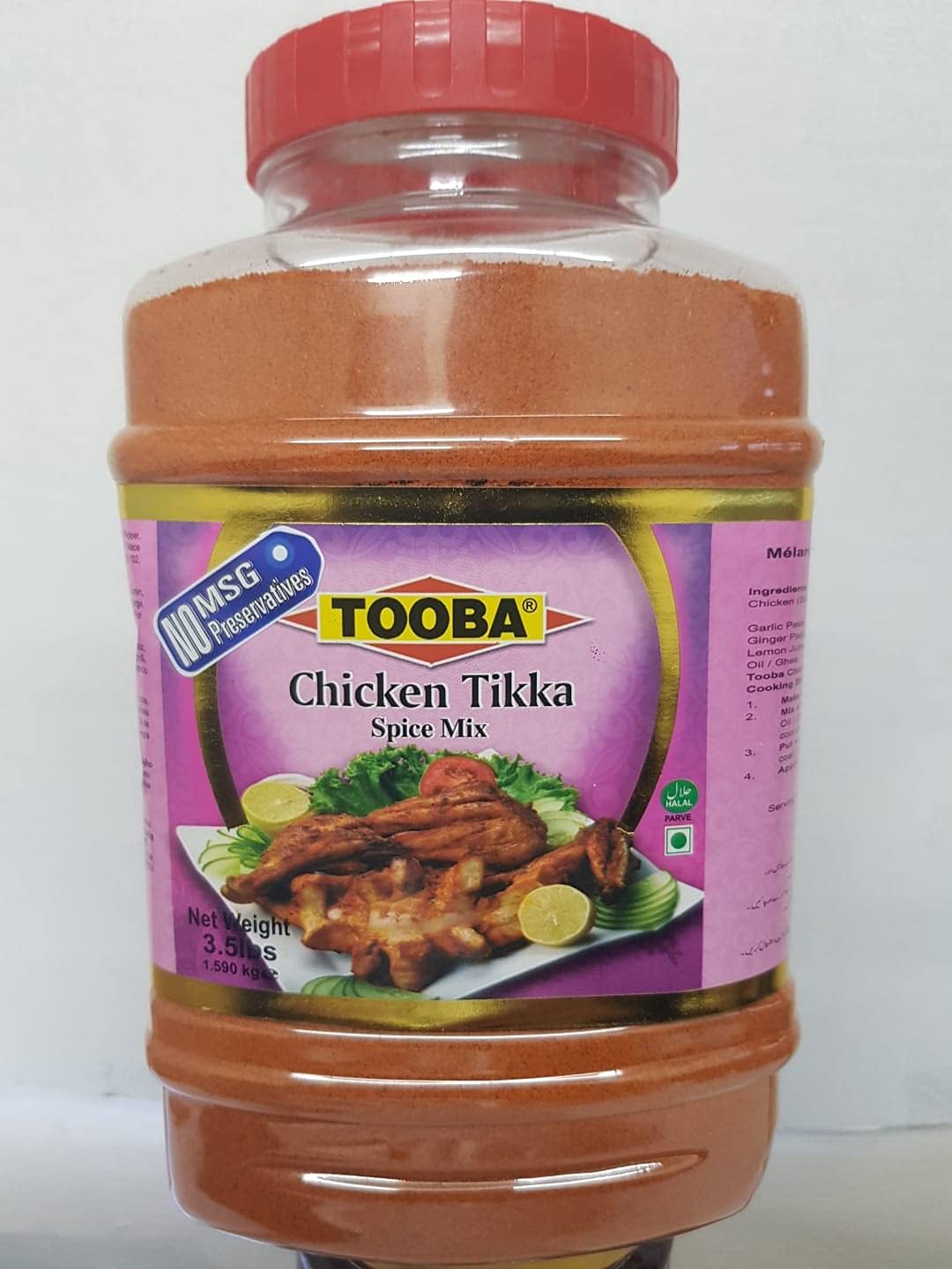 Classic TOOBA Chicken Tikka Spice Mix Spicy&HOTGreat Flavour1.59KG
