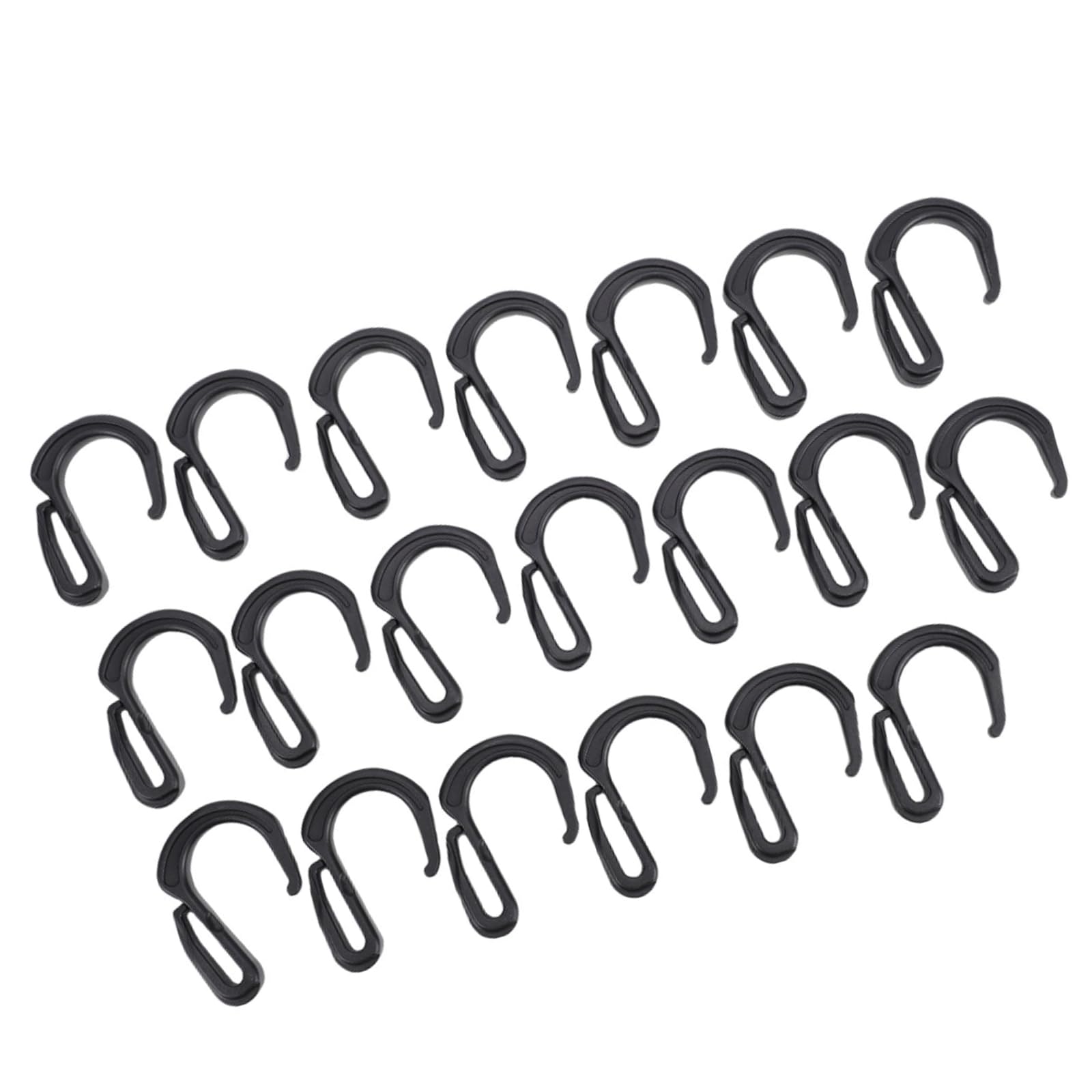 Piceioep Multicolor Multipurpose S Shaped Hooks Pack Of 20 Great For Hanging Items In Cars Kitchens And Storage Areas Home And Carabiners