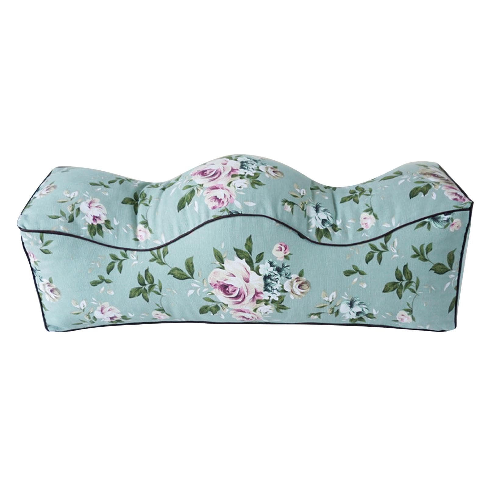 Cojín elevador de piernas para apoyo de circulación, cómoda almohada para elevación y reposapiés, almohada compacta de poliéster para uso doméstico