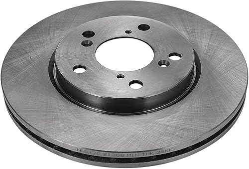 Miniatura 588 de Kits de frenos y rotores, rotores de freno SCITOO y 8 pastillas de cerámica para 08-12 para Chrysler Town & Country, 08-12 para Dodge Grand Caravan