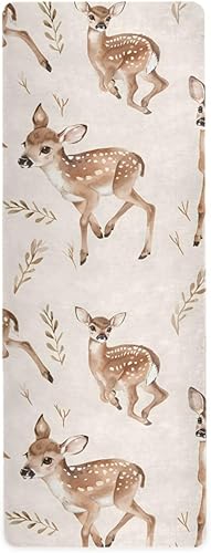 Deer Yoga Mat Non Slip Thick Kids Eco Friendly Rubber Workout Foldable Yoga Mat Women Exercise