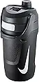 Nike HY8011 Fuel Jug, 64 oz (1,893 ml), Black/Smokeless Charcoal/White