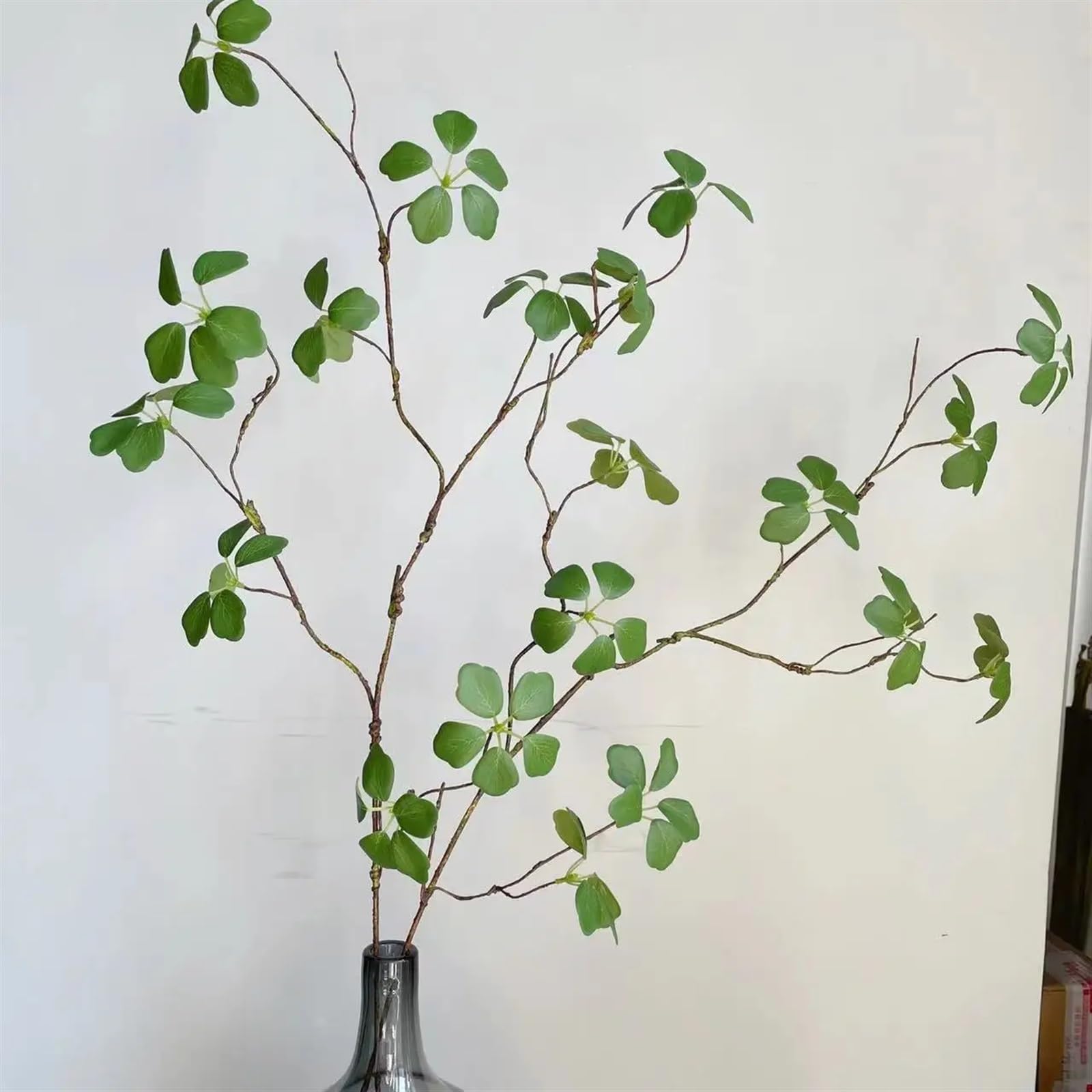 Ghirlanda Artificiale per Decorazioni Lusso stile Zen Foglia verde piante finte ramo lungo Viti appassite Fiori artificiali decorazione della festa nuziale flores Decorazioni per feste e matrimoni(Pin
