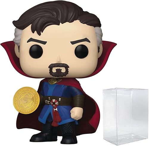 POP Marvel: Doctor Strange Multiverse of Madness - Figura de vinilo de Doctor Strange Funko (paquete con funda protectora de caja compatible),