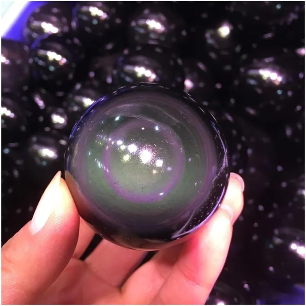 Crystal Stone Home Decor Natural Rainbow Obsidian Ball Quartz Crystals for Home Decoration