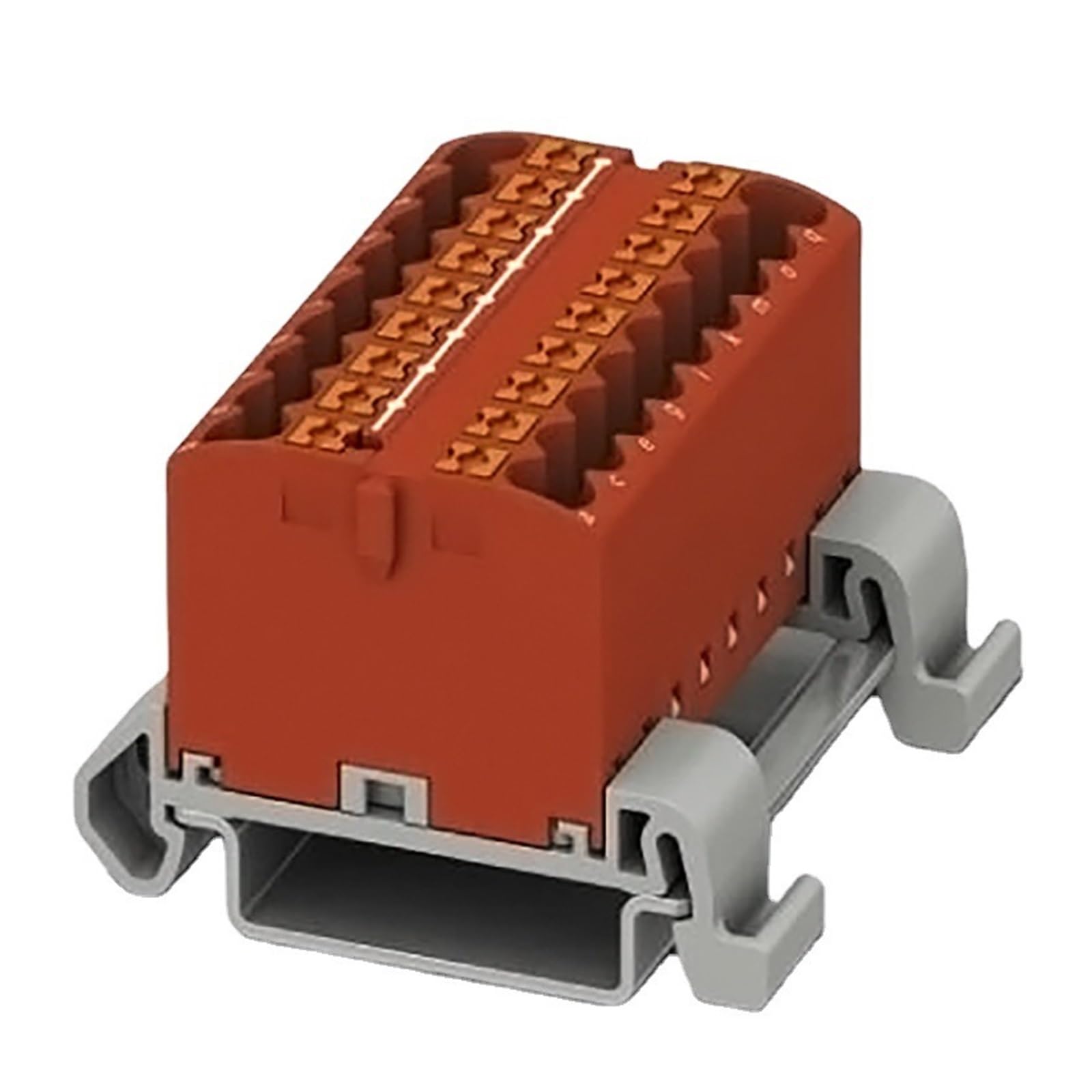 Bloque de terminales PTFIX18X2.5-NS35A-RD Divisor de placa de cableado eléctrico débil y fuerte 3273180