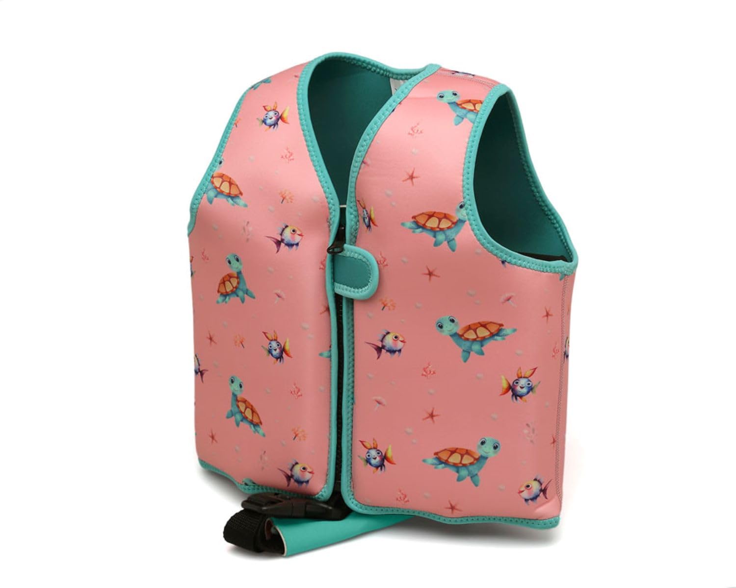 Chaleco Flotador Neopreno Tortugas Rosa