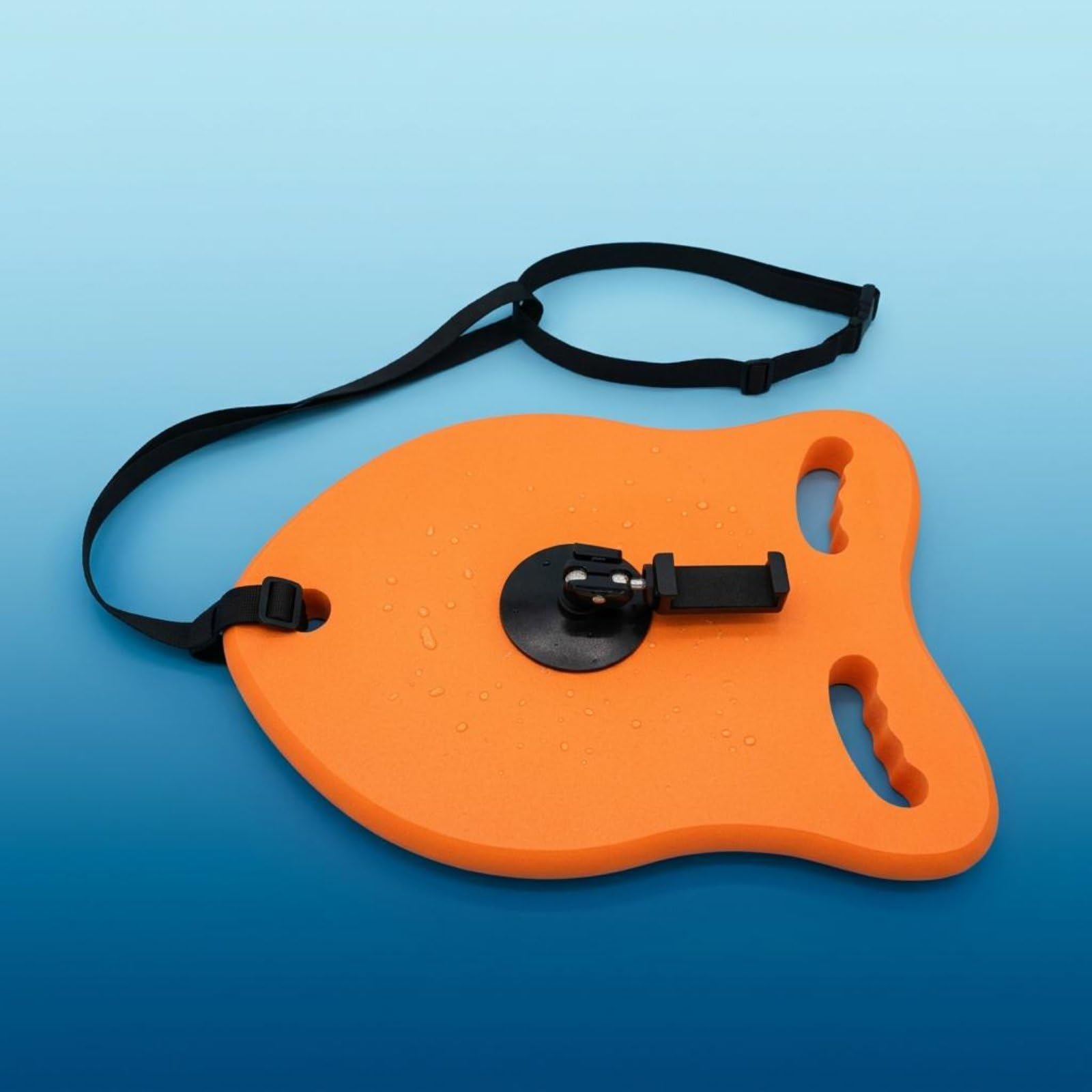 Piattaforma EVA Galleggiante Resistente Aiuto Al Galleggiamento Leggero Attrezzatura Sportiva per Piscina, Esterno, Arancione Con Supporto Per Telefono, Fotocamera E Custodia Impermeabile