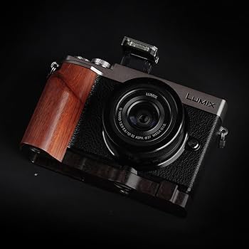 Amazon | パナソニック GX9用ウッドグリップウッドカメラハンド